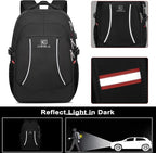 17.3 inch Laptop Backpack, School Bookbag Computer Rucksack - Image 6