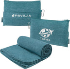 PAVILIA Travel Blanket Airplane Compact by PAVILIA
