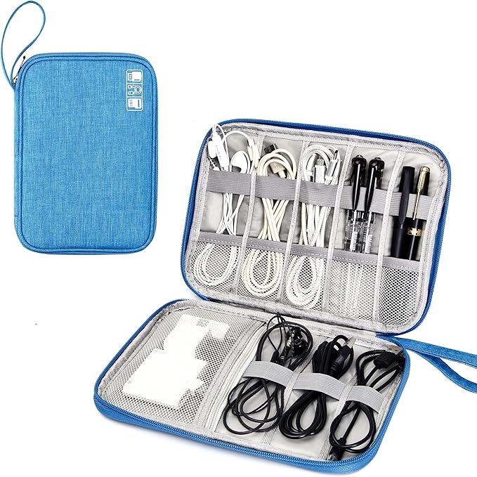 SELLYFELLY Travel Electronics Organizer Portable Cable Organizer Bag by SELLYFELLY