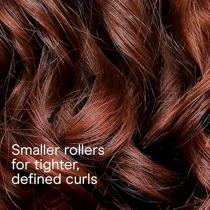 Conair Heatless Curls Hair Roller - 31 Count, Assorted sizes & Colors - Pink, Gray & Purple - Overnight Curl Rollers w/storage case
