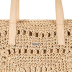 Roxy Women's Beach Tote Bag | Travel | Vacation | Straw | Lightweight | - Image 4