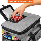 OPUX Soft Cooler Bag, Insulated Collapsible Lunch Cooler Tote - Image 4