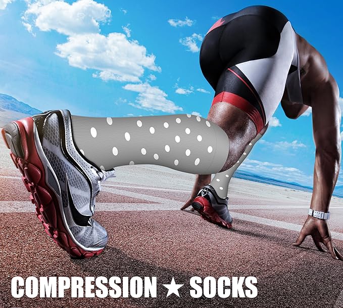 CHARMKING Compression Socks for Women & Men Circulation 15-20 mmHg is Best - Image 3