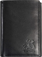 BULL GUARD Genuine Nappa Leather Trifold Wallet by BullGuard