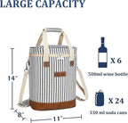 Tirrinia 6 Bottle Wine Cooler Bag - Image 6
