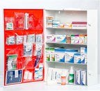 4-Shelf Restaurant Metal 1st Aid Cabinet Class A, Large Capacity First Aid Wall by HomePage