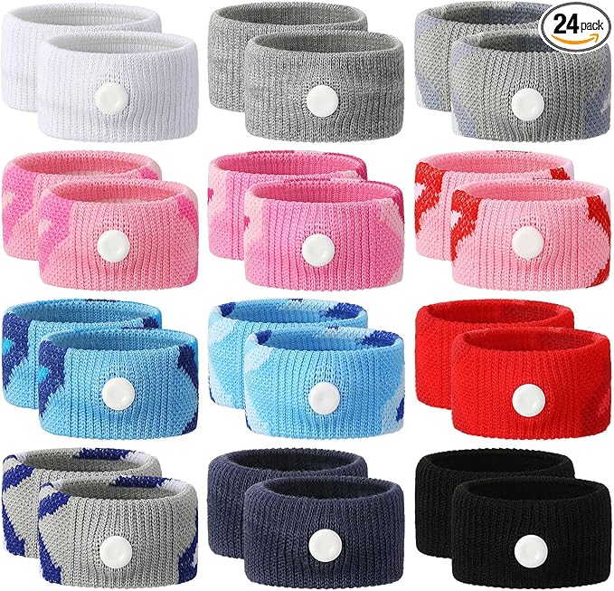 Zhanmai 12 Pairs Motion Sickness Bands by Zhanmai