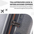 Spyder Traverse 3 Piece Luggage Set, 360° Spinner Wheels, TSA Approved Lock - Image 6