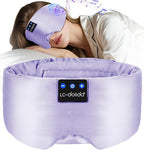 LC-dolida Luxurious Silk Soft Sleep Mask, Sleep Headphones by LC-dolida