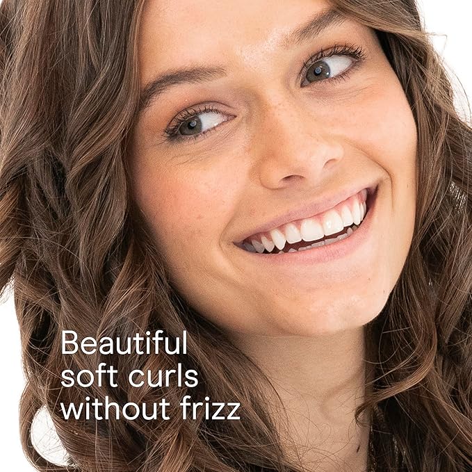 Conair Double Ceramic 1-Inch Long Barrel Curling Iron, 1-Inch Barrel Creates Classic Curls to Loose Waves, Hair Curler for Use on Short, Medium, & Long Hair, White/Rose Gold