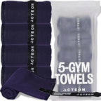 Acteon Microfiber Quick Dry Gym Towel, Fast Drying, Men & Women Workout Towels by Acteon