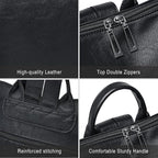 Shrrie Vegan Leather Laptop Backpack - Image 6