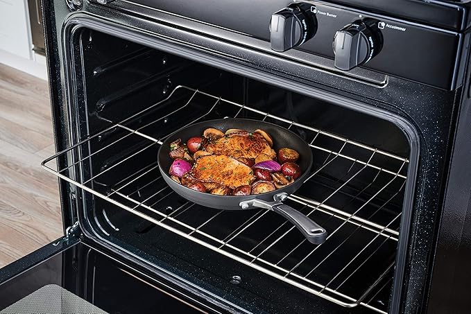 Calphalon 10-Piece Non-Stick Kitchen Cookware Set Black Pots & Pans - Image 7