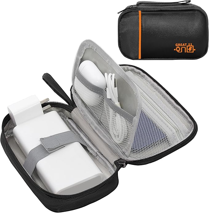 Electronics Organizer, Travel Cord Organizer Pouch, Portable Cable Organizer by Miavers