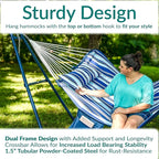 Sunnydaze Universal Double Hammock Stand Only - Image 3