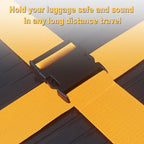 Luggage Straps for Suitcases TSA Approved Travel Belt 4 Pack by Chelmon - Image 4