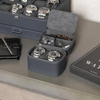 ROTHWELL 2 Watch Travel Case Storage Organizer - Image 8
