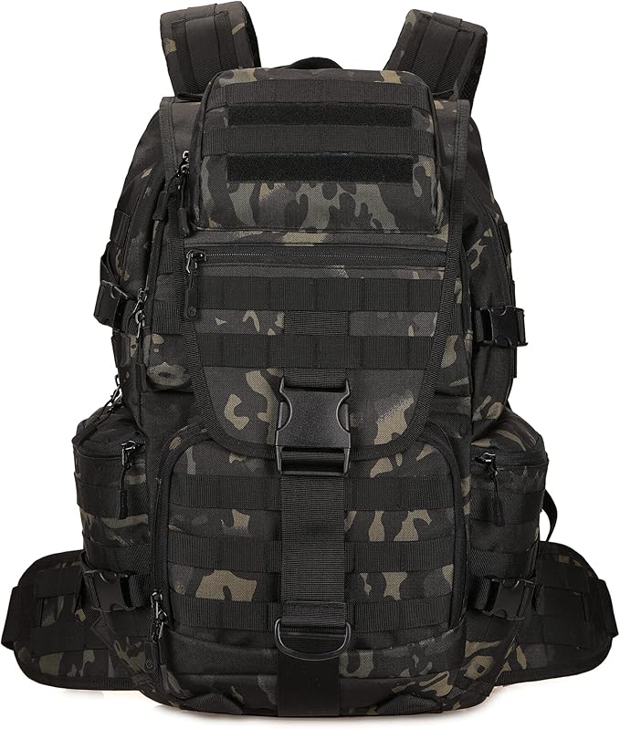 50L Military Tactical Backpack Hiking Waterproof Backpack Large Military Pack 3 by KXBUNQD
