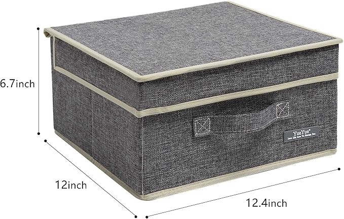 YueYue Cloth Foldable Fabric Bins Box Storage - Image 5
