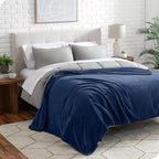 Bare Home Textured Fleece Blanket - Image 2