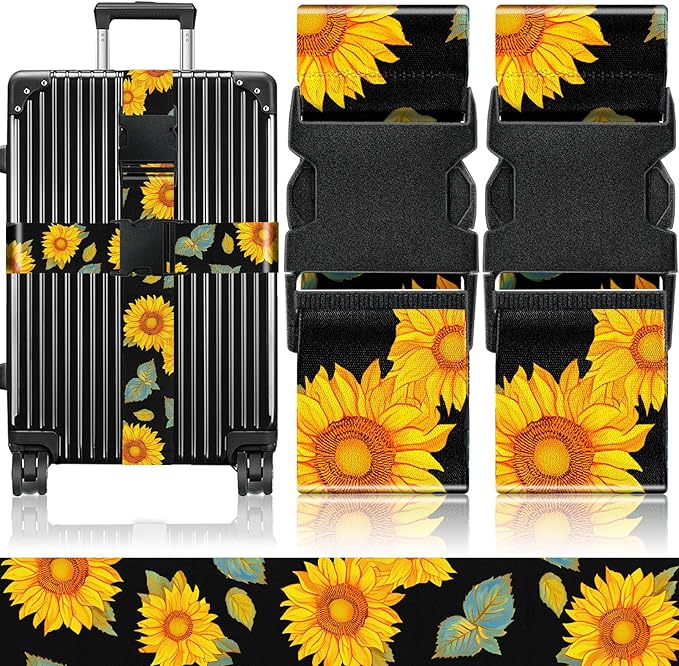 Slohif Luggage Straps for Suitcases Travel Belt Accessories Luggage Connector by Slohif