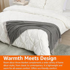 Amazon Basics Cozy Room Décor Throw Blanket, Lightweight, Recycled Polyester - Image 7