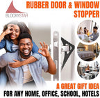 Door Stopper & Window Stopper, Rubber Door Stop Flexible, Door Wedge Stopper - Image 5