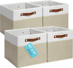 OrganiHaus 12x12 Fabric Storage Bins by OrganiHaus