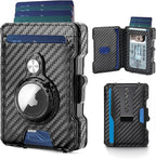 AirTag Wallet for Men, RFID Blocking Slim Mens Wallet by Airzoo