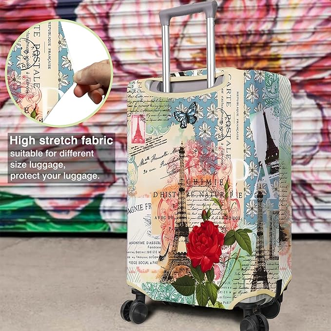 Travel Luggage Cover Suitcase Protector Fits 18-32 Inch Wheel Covers - Image 4