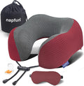 napfun Neck Pillow for Traveling, Upgraded Travel Neck Pillow for Airplane 100% by NAPFUN