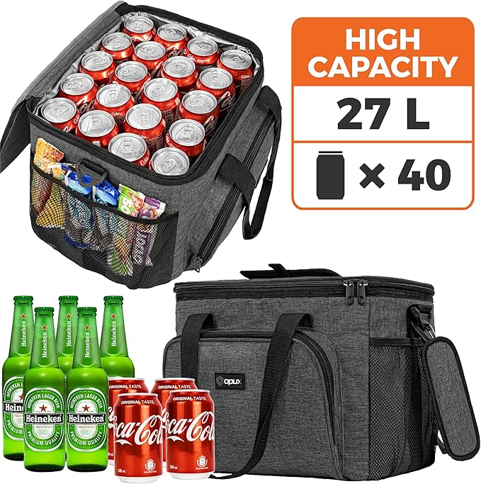 OPUX Soft Cooler Bag, Insulated Collapsible Lunch Cooler Tote - Image 2
