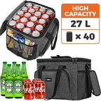 OPUX Soft Cooler Bag, Insulated Collapsible Lunch Cooler Tote - Image 2