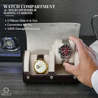 2 Watch Travel Case for Men - Image 4