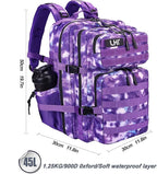 LHI Military Tactical Backpack for Men and Women 45L Army 3 Days Assault Pack - Image 3