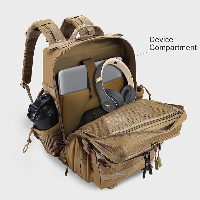 LHI Military Tactical Backpack for Men and Women 45L Army 3 Days Assault Pack - Image 6