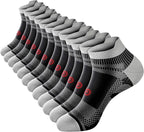 PAPLUS Ankle Compression Sock for Men and Women 2/4/6 Pairs, Low Cut by PAPLUS