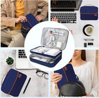 Electronics Organizer, Travel Cord Organizer Pouch, Portable Cable Organizer - Image 8