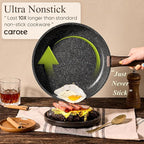 CAROTE 17pcs Pots and Pans Non Stick, Cookware Sets Detachable Handle, - Image 3