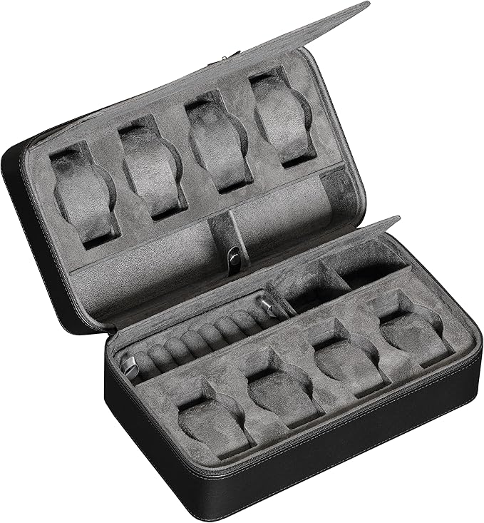ROTHWELL 8 Watch Travel Case Storage Organizer by RothwellSanFrancisco