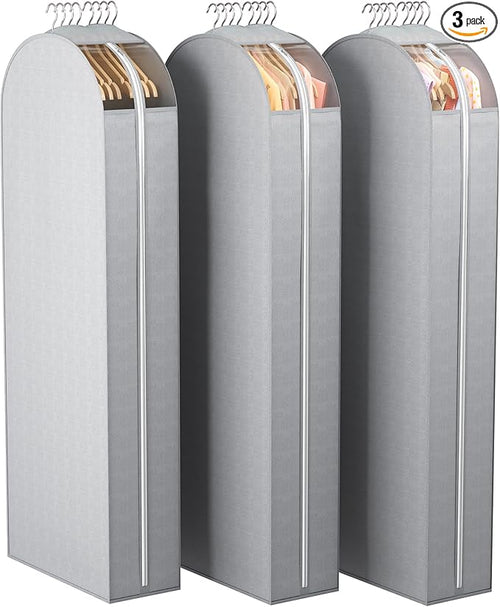 10" Gusseted Garment Bags for Hanging Clothes by Liuoud