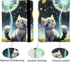 Cute Cat Passport Holder for Women and Men PU Leather Passport Cover for Travel - Image 2