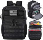 MOZETO Lunch Backpack for Men, Tactical Inspired Double Deck Cooler Backpack by MOZETO