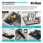 Dex 17 inch Undermount 16 Gauge Stainless Steel Single Bowl Kitchen Sink (17 Inch / Single Bowl)
