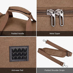 WITZMAN Mens Duffle Bags for Traveling Canvas Weekender Travel Bag Expandable - Image 8