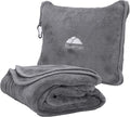 BlueHills Premium Soft Long Travel Blanket Pillow by BlueHills
