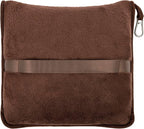 BlueHills Premium Soft Travel Blanket Pillow Airplane Blanket Soft Bag Pillow - Image 8