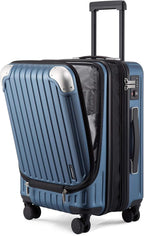 LEVEL8 Grace Carry on Luggage Airline Approved, 20 Inch Expandable Hard Sided by LEVEL8