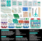225 Pieces Portable First Aid Kit - Image 4