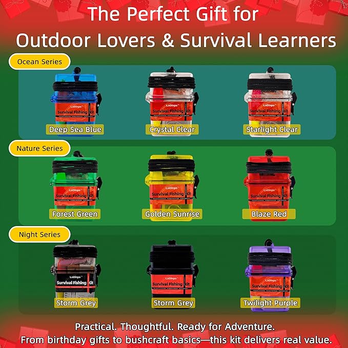 Mini Survival Fishing Kit Small Emergency Fishing Gear Box Pocket Fishing - Image 4